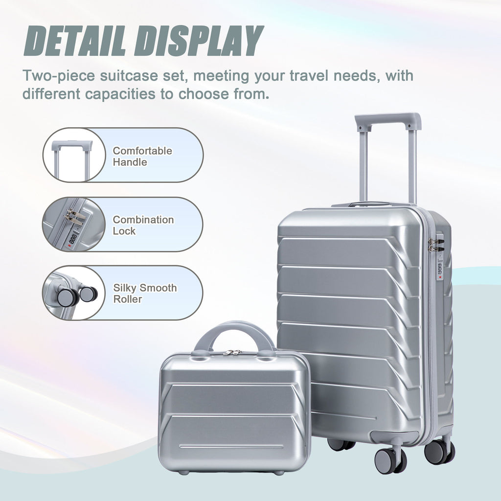 Spinner Luggage Set With Combination Lock