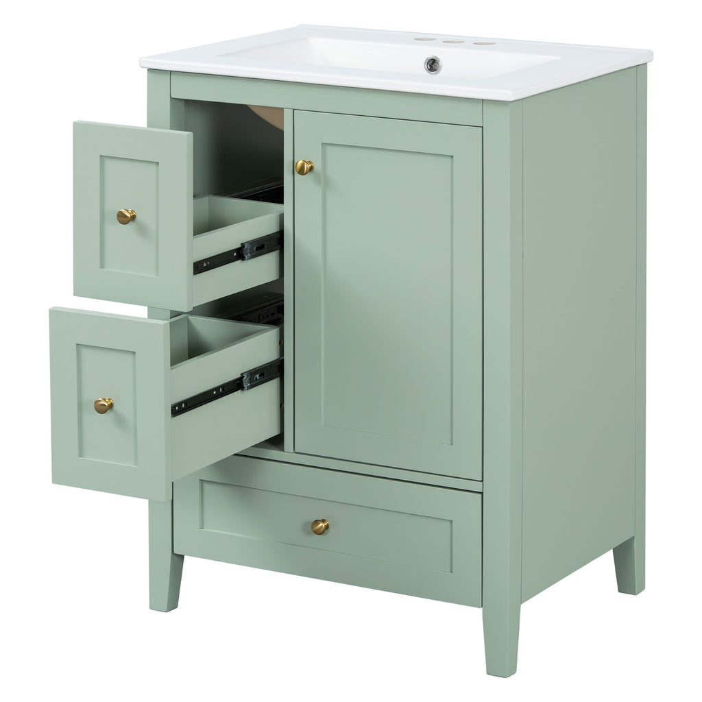 Bathroom Vanity With Storage, Removable Dividers
