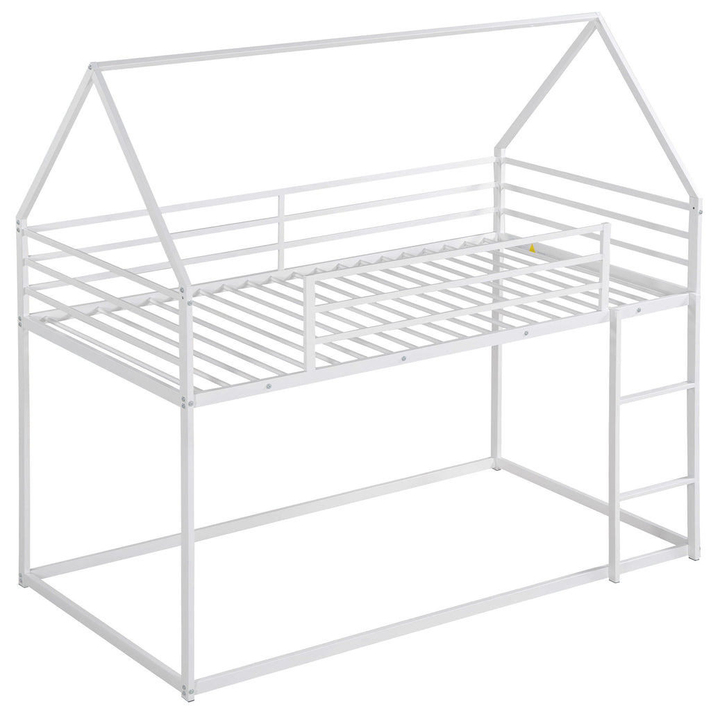House Bunk Bed With Built In Ladder