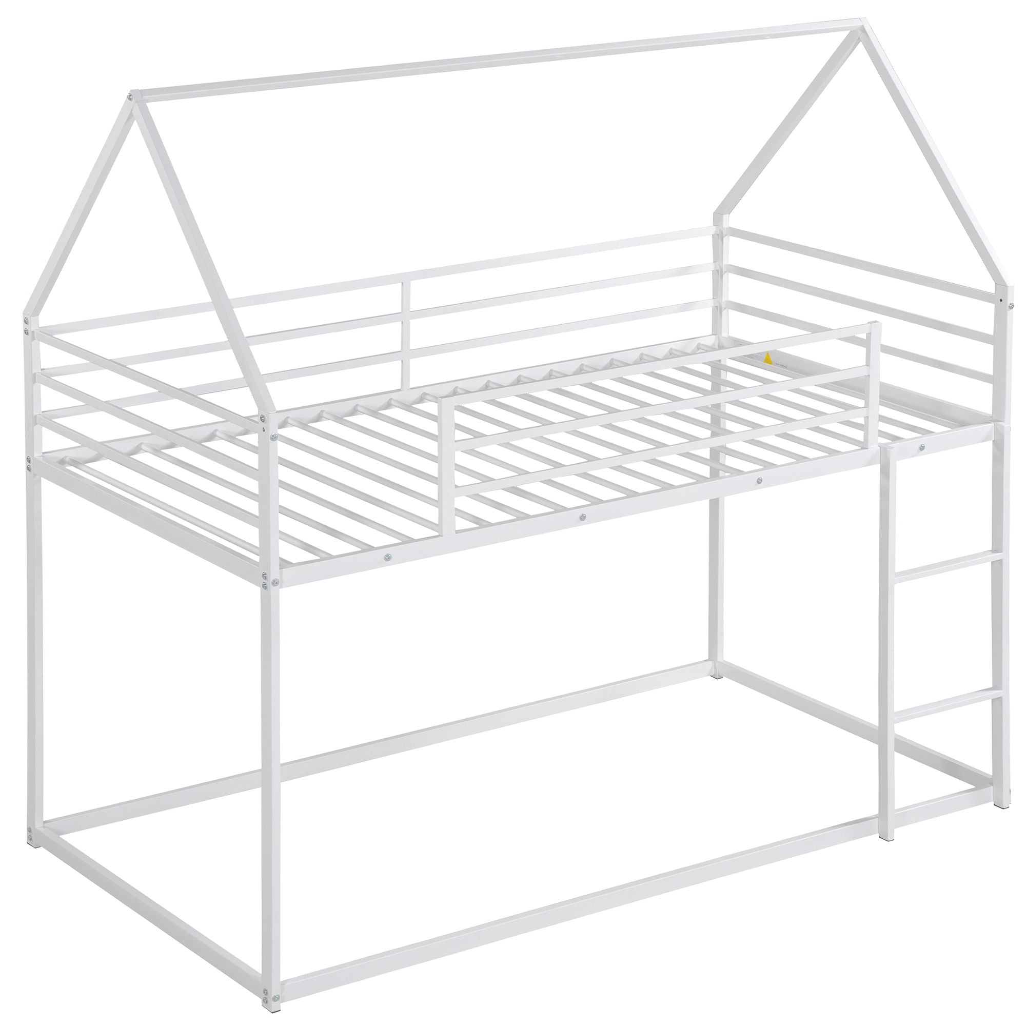 House Bunk Bed With Built In Ladder