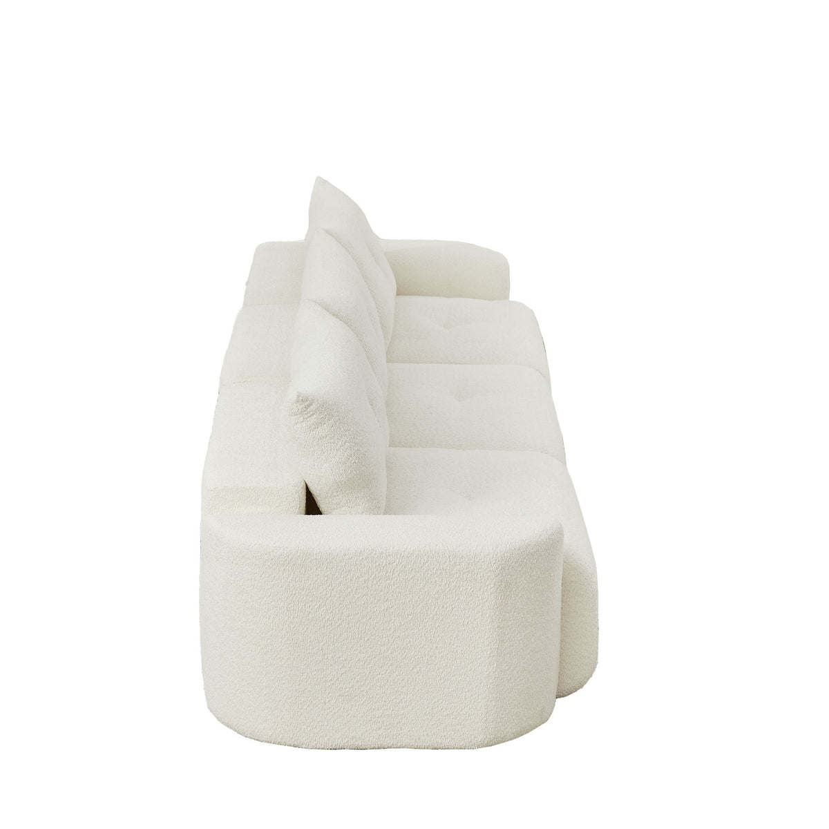 3 Seater With Thickened Armrests Sofa For Living Room