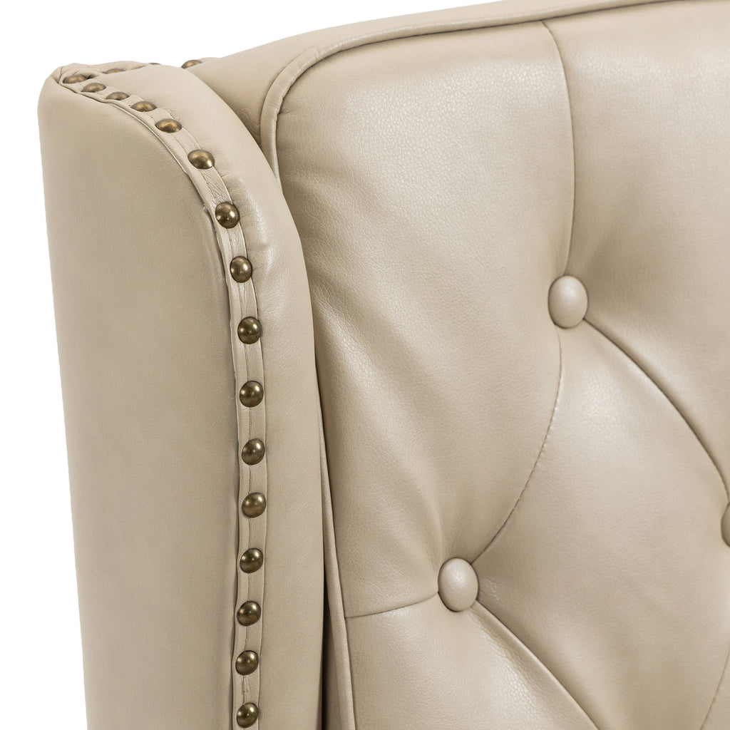 Modern Accent Armchair With Sturdy Wood Legs