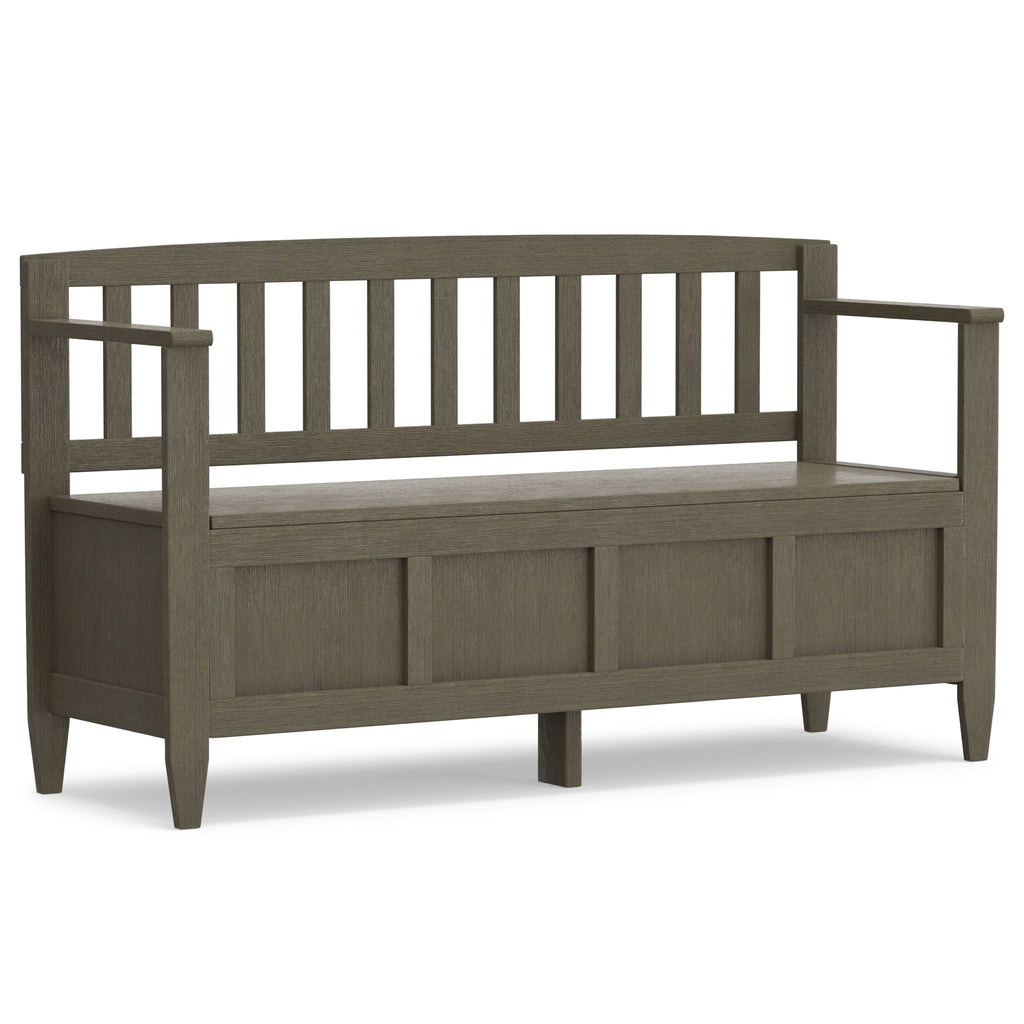 Brooklyn - Entryway Storage Bench - Farmhouse Gray