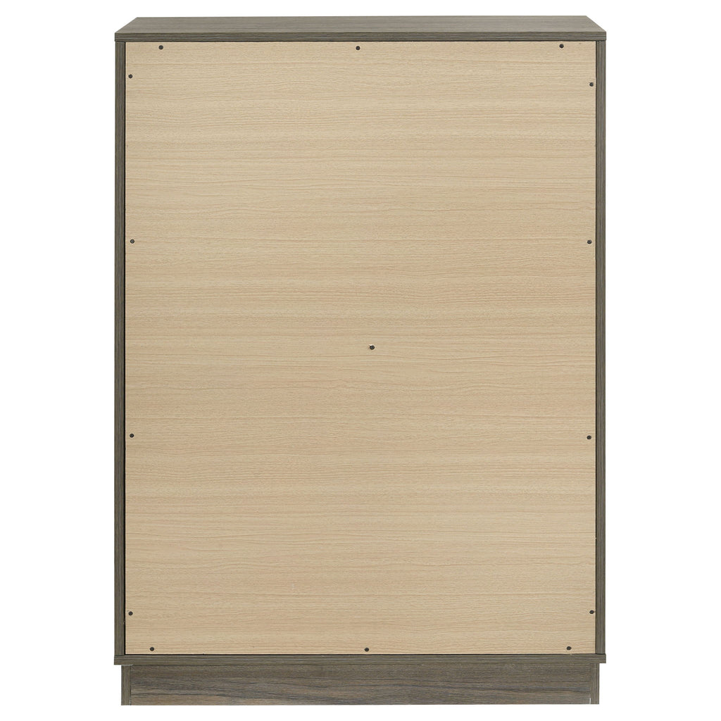Edmondson - 4 Drawer Chest - Natural / Gray