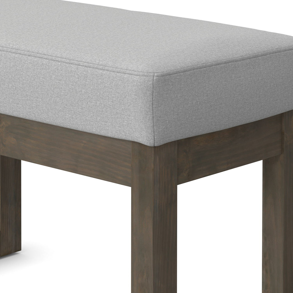 Milltown - Small Ottoman Bench - Stone Gray