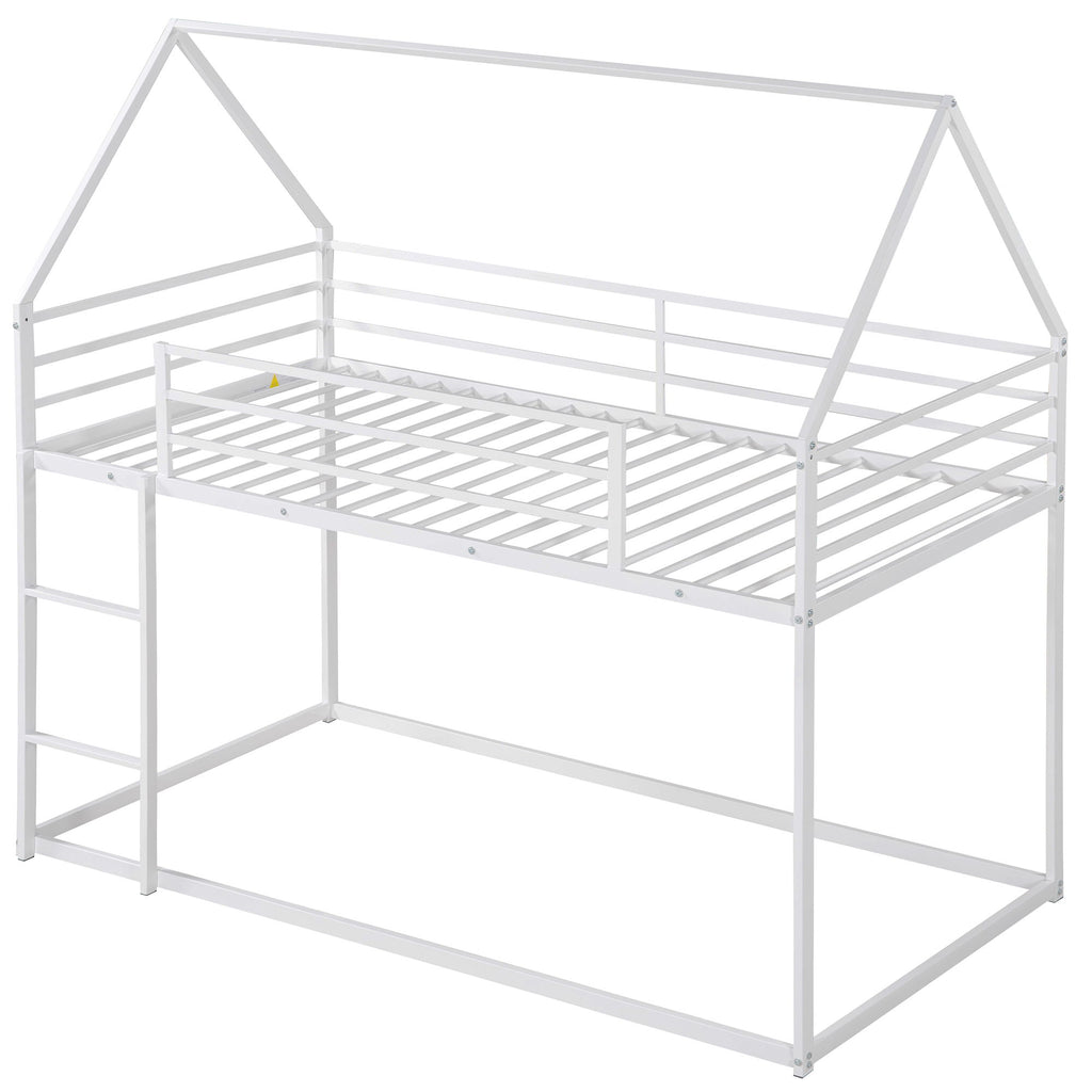 House Bunk Bed With Built In Ladder