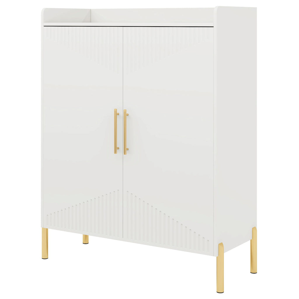 6 Tier Entryway Shoe Cabinet With Doors
