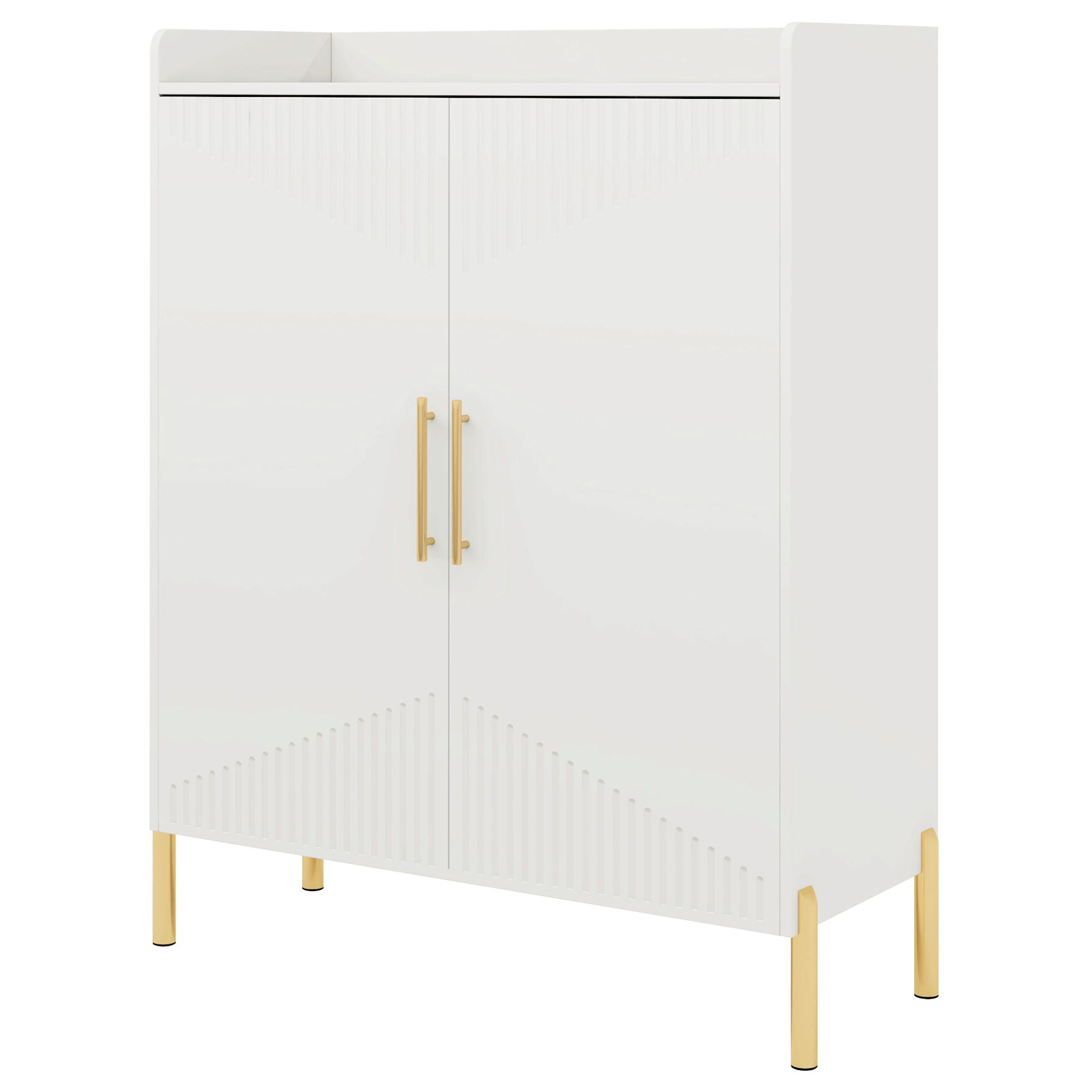 6 Tier Entryway Shoe Cabinet With Doors