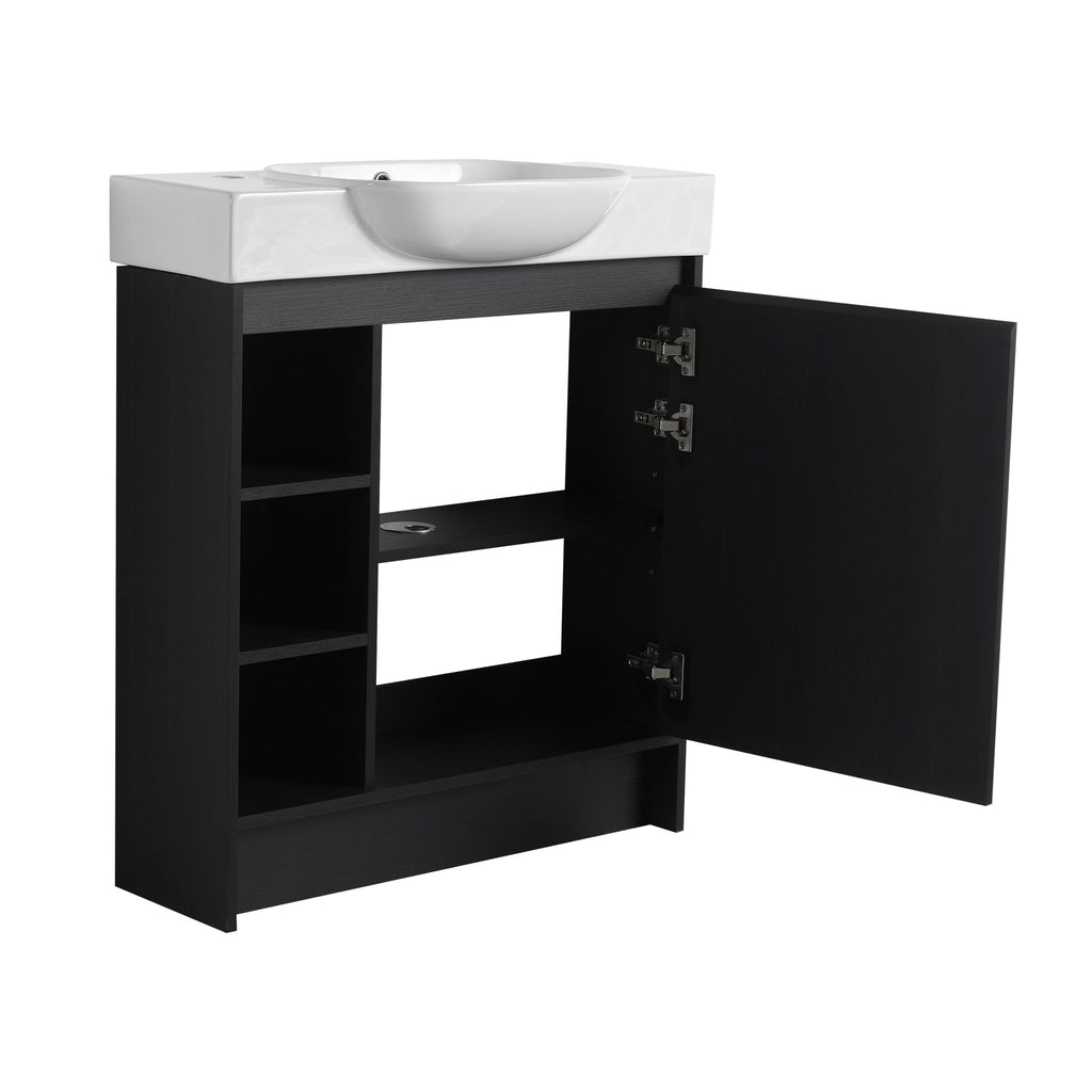 Freestanding Bathroom Vanity With Sink, Soft Close Door