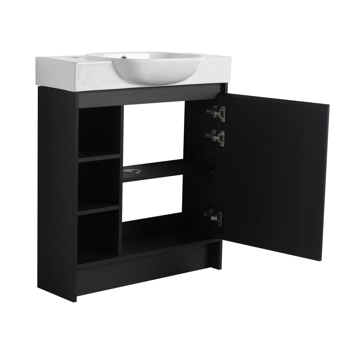 Freestanding Bathroom Vanity With Sink, Soft Close Door