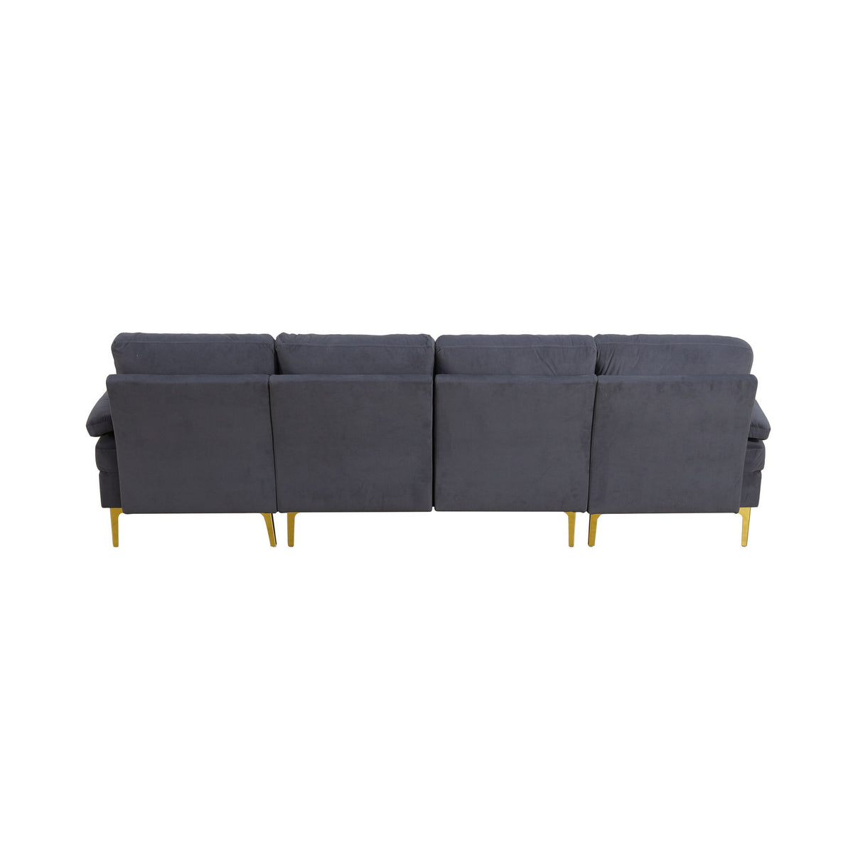 U - Shaped Sectional Sofa With Double Chaise