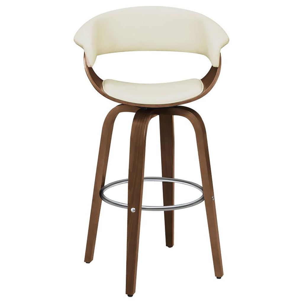 Swivel Bar Stool Elegant Design With Upholstery