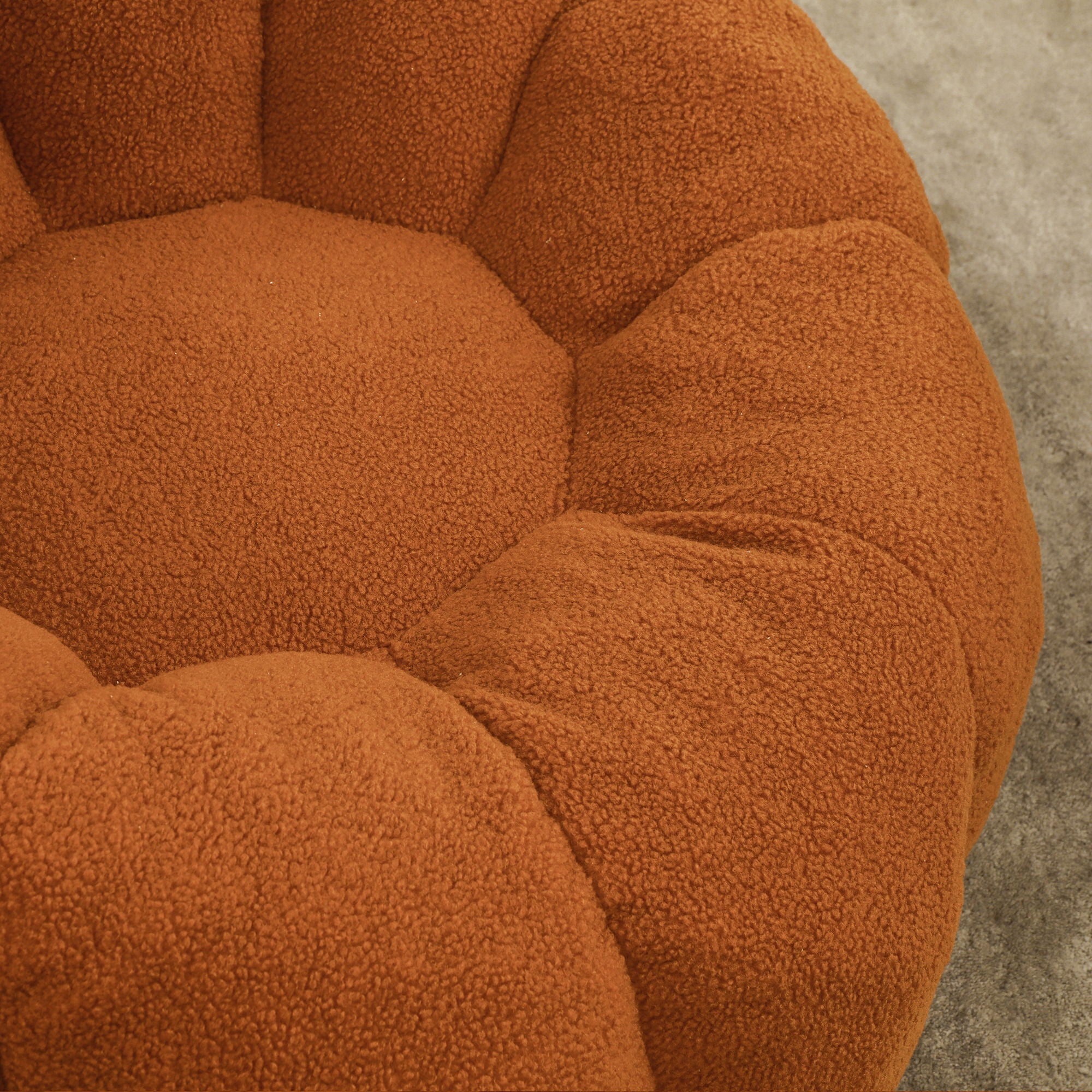 Bean Bag Chair, Lazy Sofa For Living Room - Orange