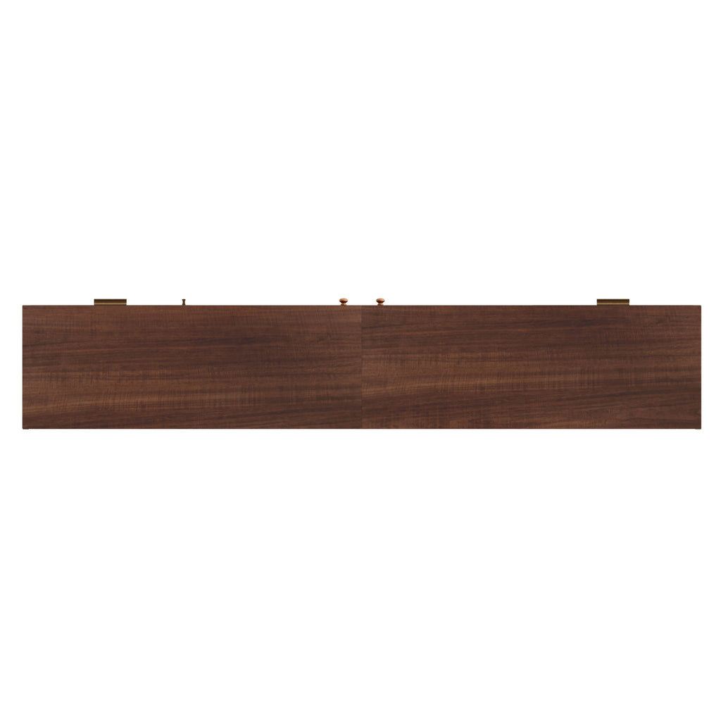 TV Stand With App-Controlled LED Lights, 2 Drawers & Door Storage