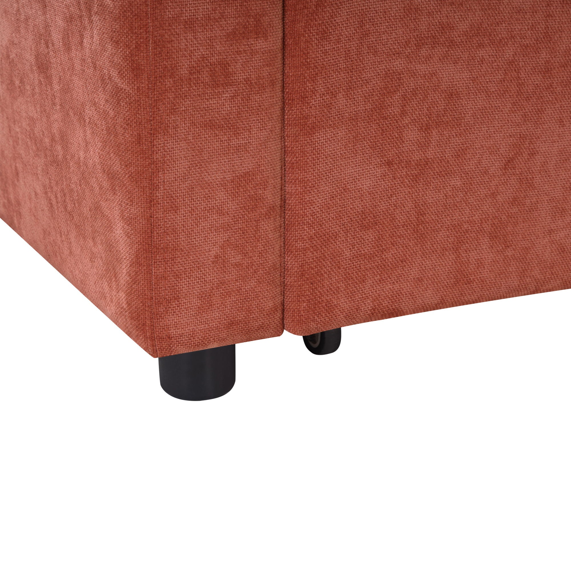 Modern L Shaped Sectional Sofa Bed With Hidden Storage Upholstery