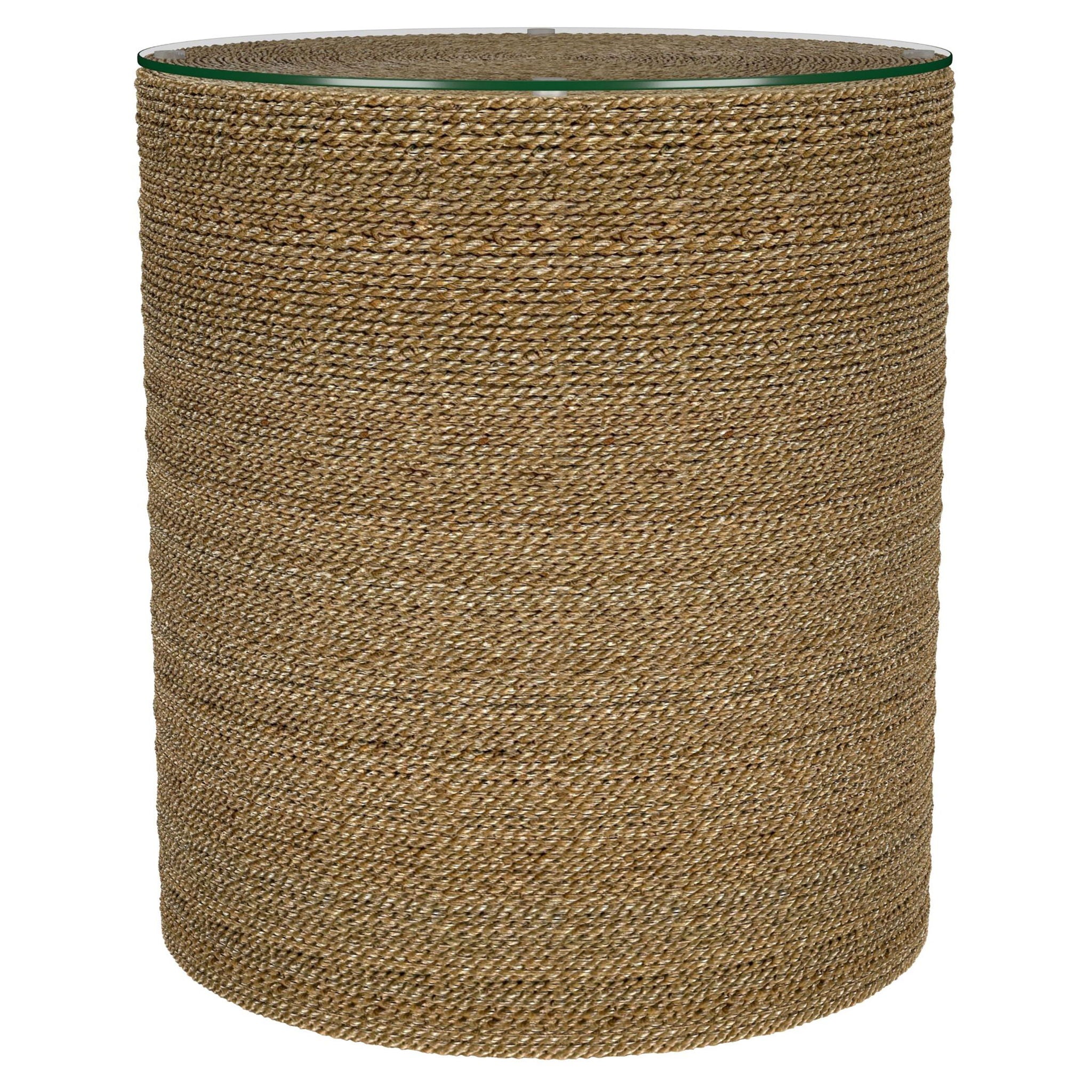 Burma - Round Side Table - Light Brown