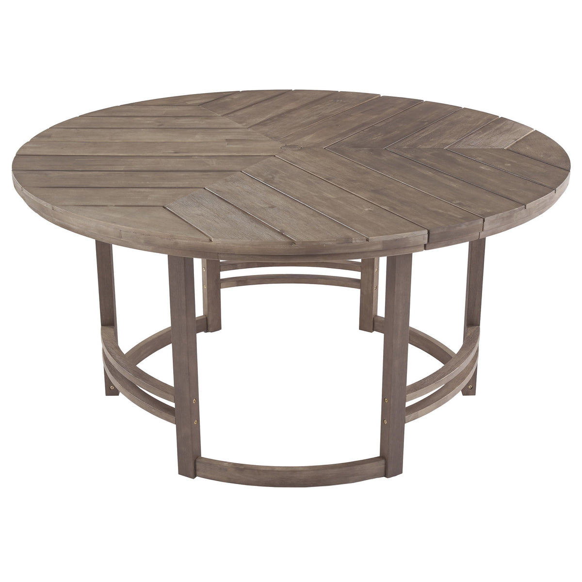 5 Piece Outdoor Dining Set, Patio Table And Chairs With Umbrella Hole