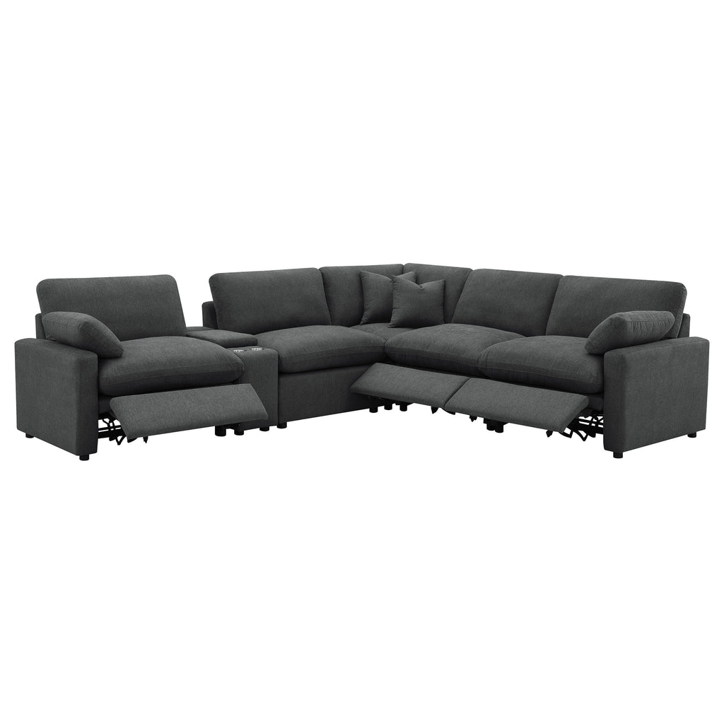 Hollander - 6 Piece Modular Power Reclining Sectional Sofa