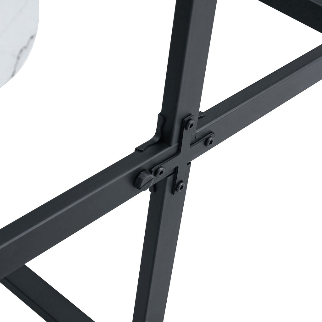 2 Tone Dining Table For Modern Minimalist And Industrial Styles
