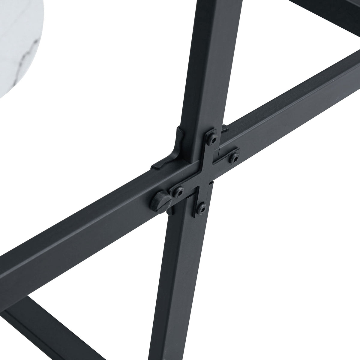 2 Tone Dining Table For Modern Minimalist And Industrial Styles