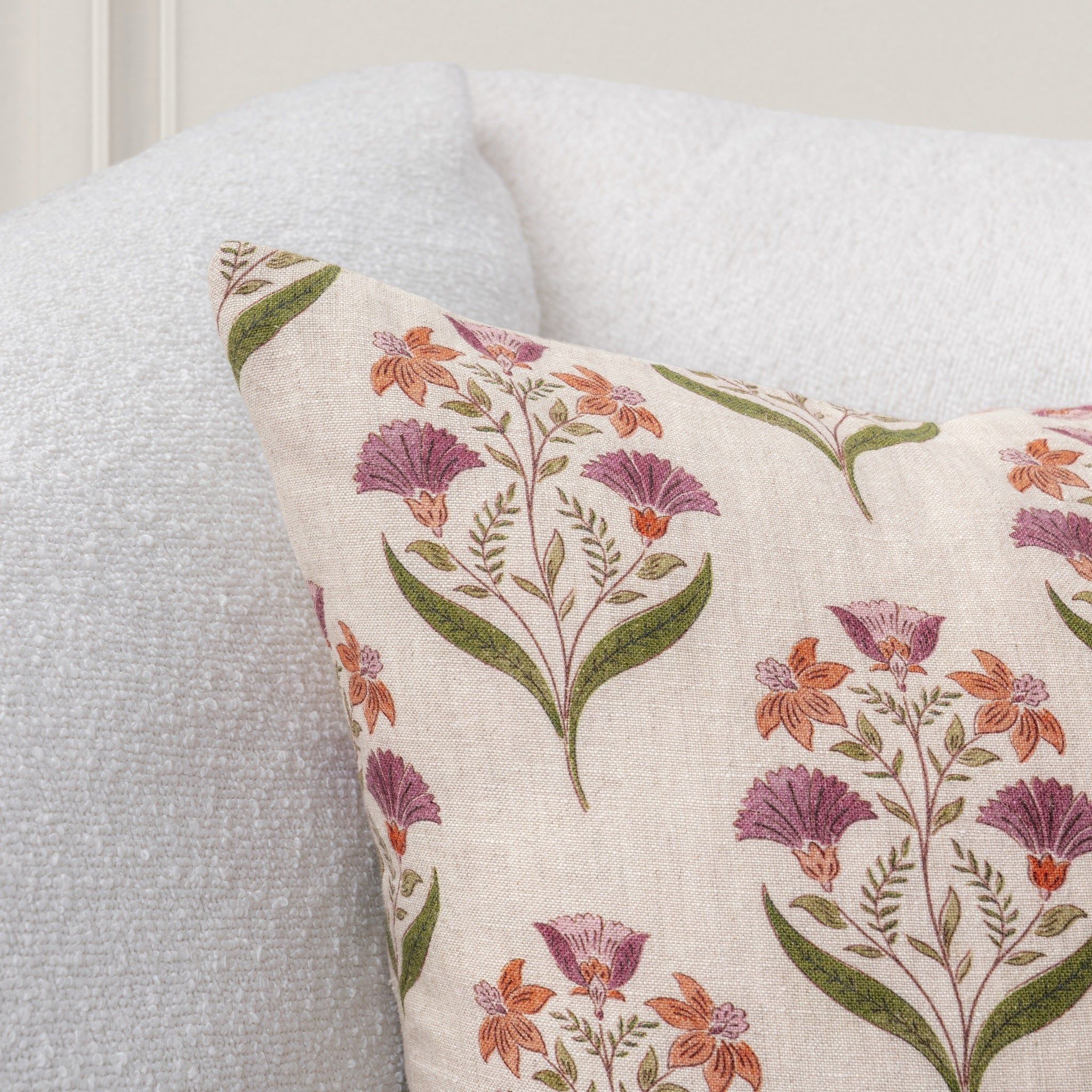 Bluffs - 22" x 22" Pillow - Olive Green / Multi