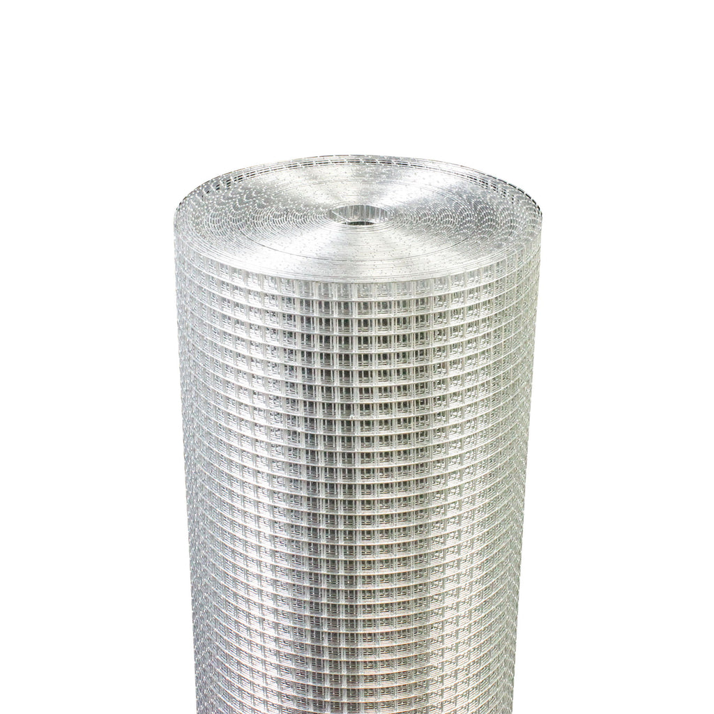 Galvanized Hardware Cloth, Metal Wire Fencing Roll For Garden And Animal Protection - Silver