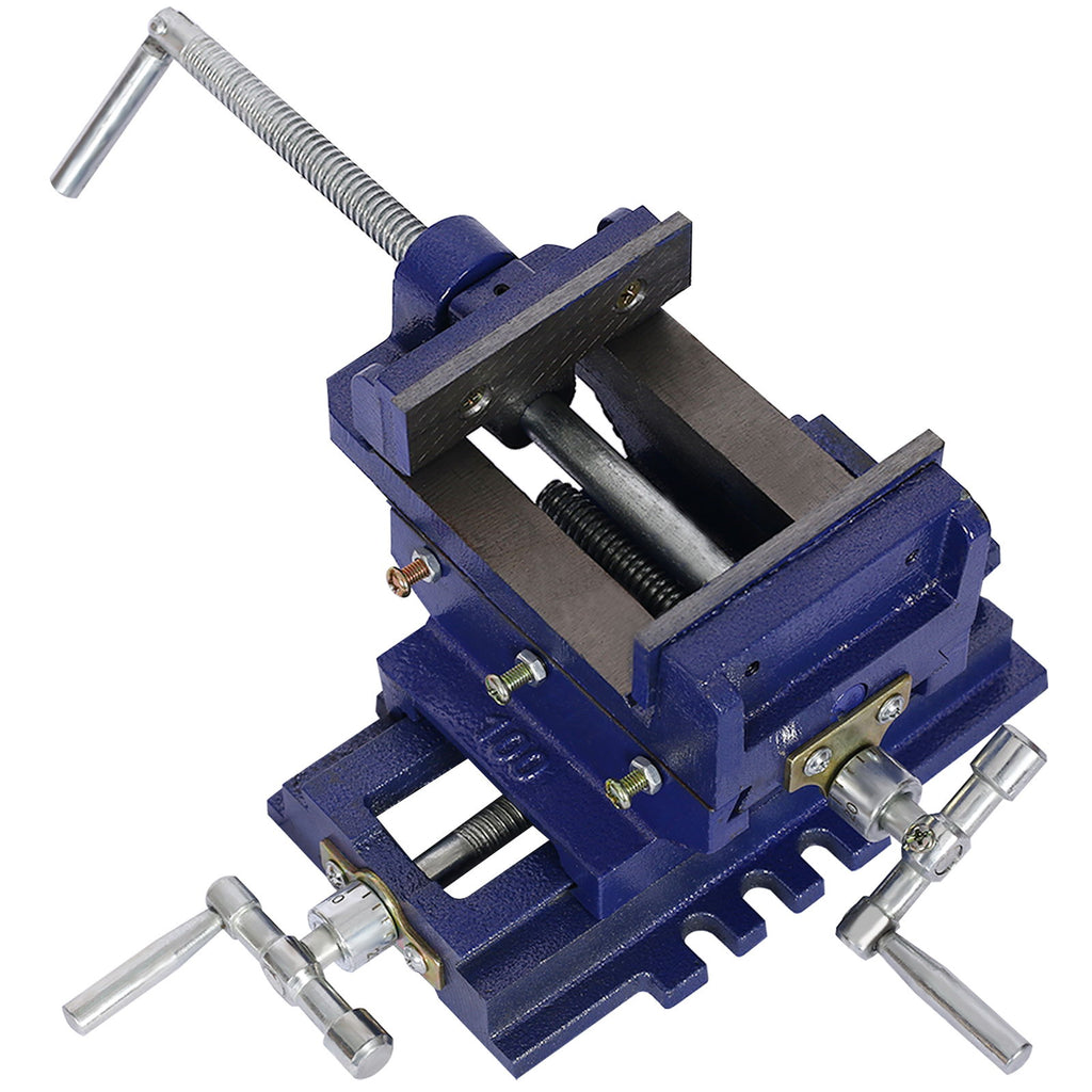 Industrial Quality Cross Slide Vise, Drill Press Metal Milling 2 Way X - Y