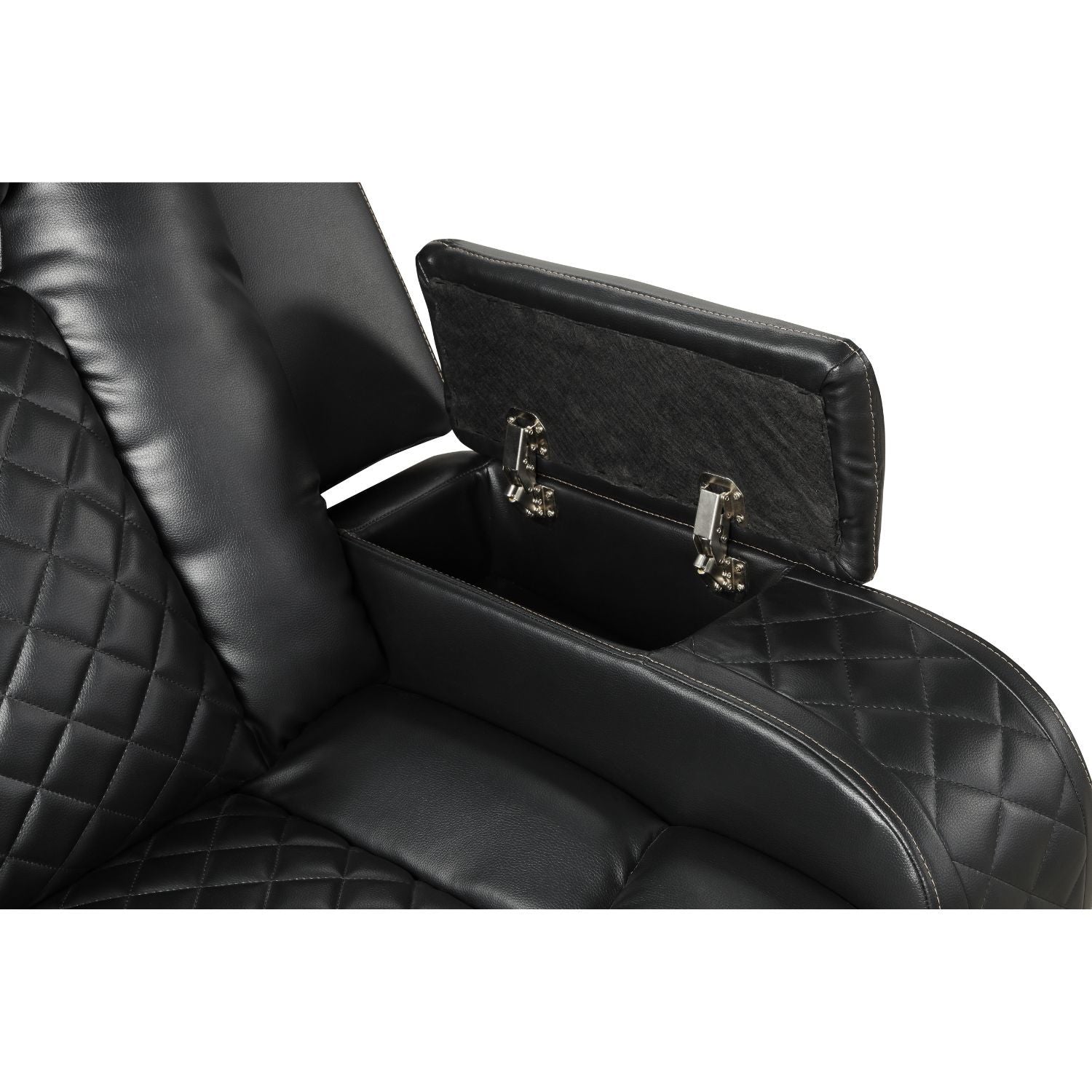 Benz - LED & Power Recliner With Adjustable Headrests And Ambient LED Lighting
