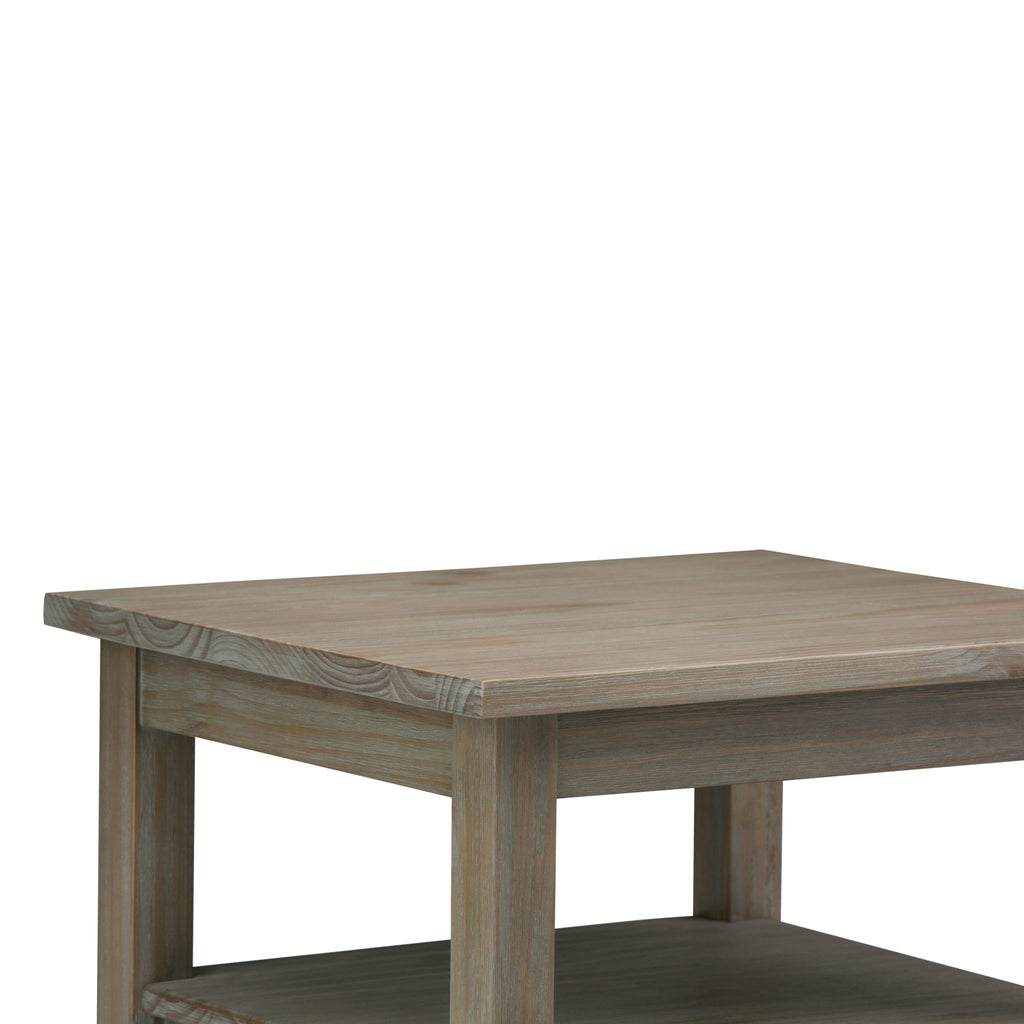 Warm Shaker - End Table - Light Brown