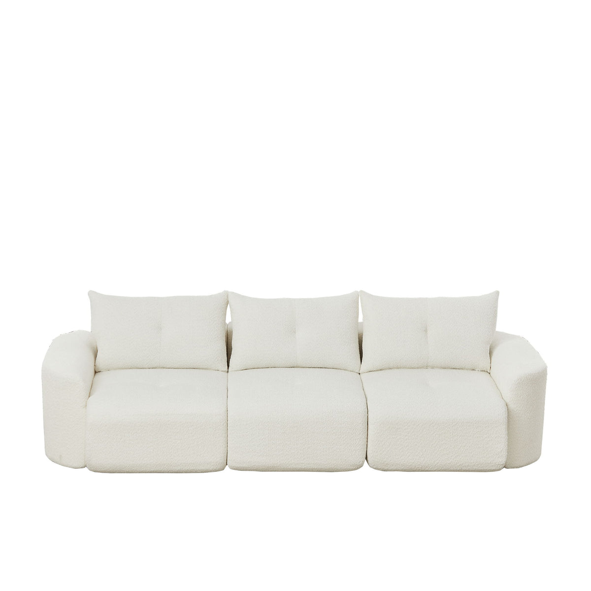 3 Seater With Thickened Armrests Sofa For Living Room
