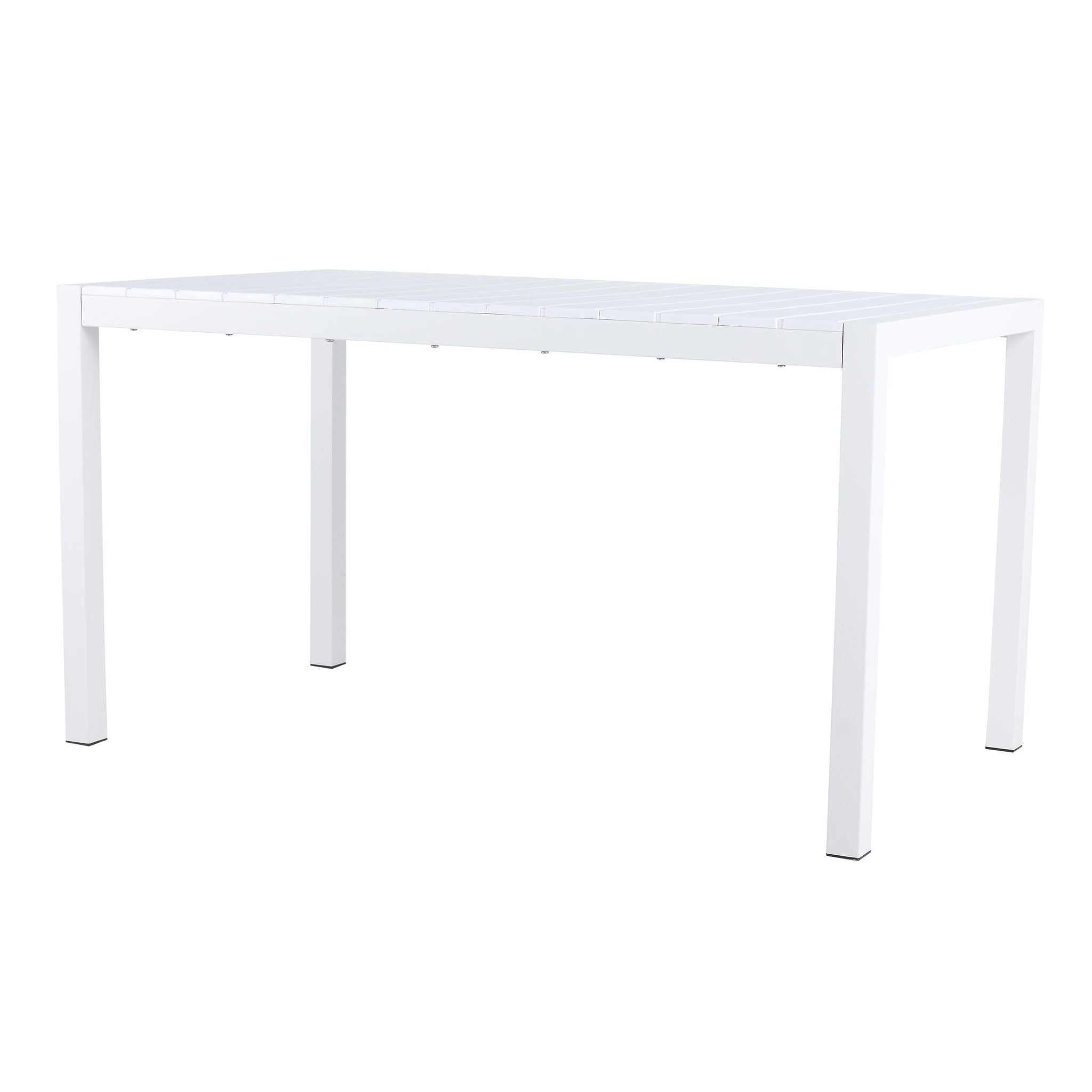 Modern Long Table, UV Resistant And Rust Proof - White