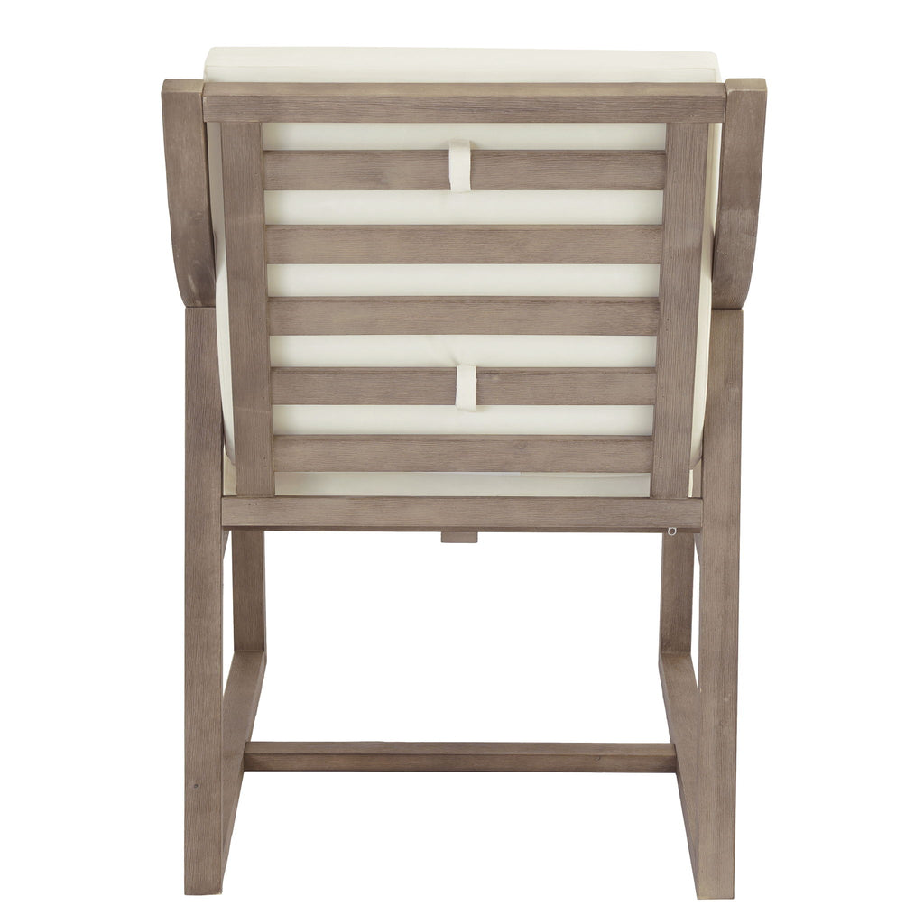 Outdoor Chair Set With Frame And Cushion For Patio - Brown