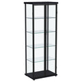 Nevra - 4 Shelf Display LED Curio Cabinet