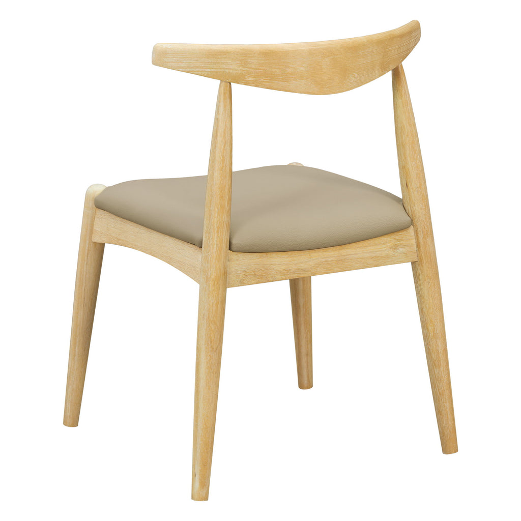 Dining Chairs With Ergonomic Backrest (Set of 2)