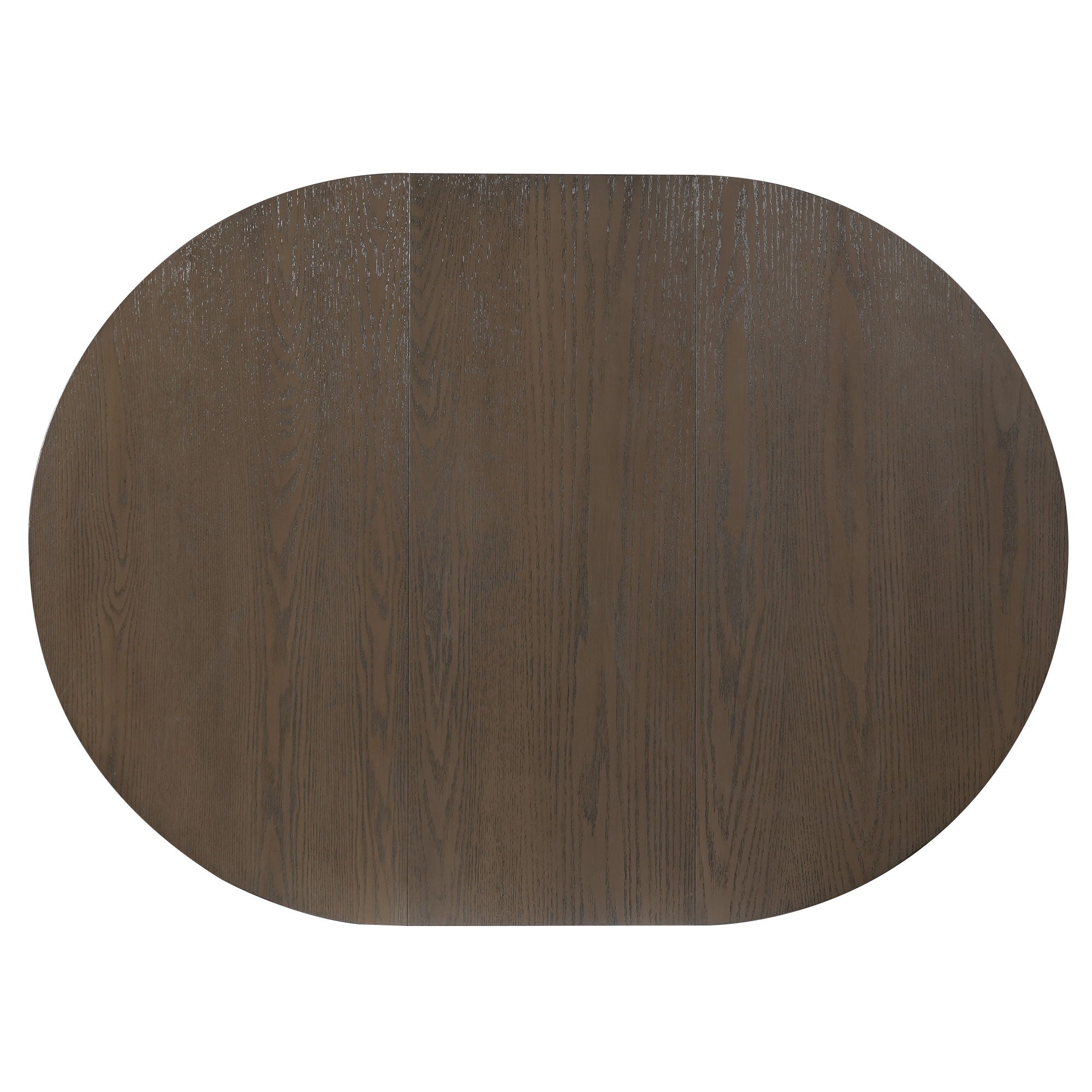 Round Extendable Dining Tabl, Middle Leaf, Curved Legs