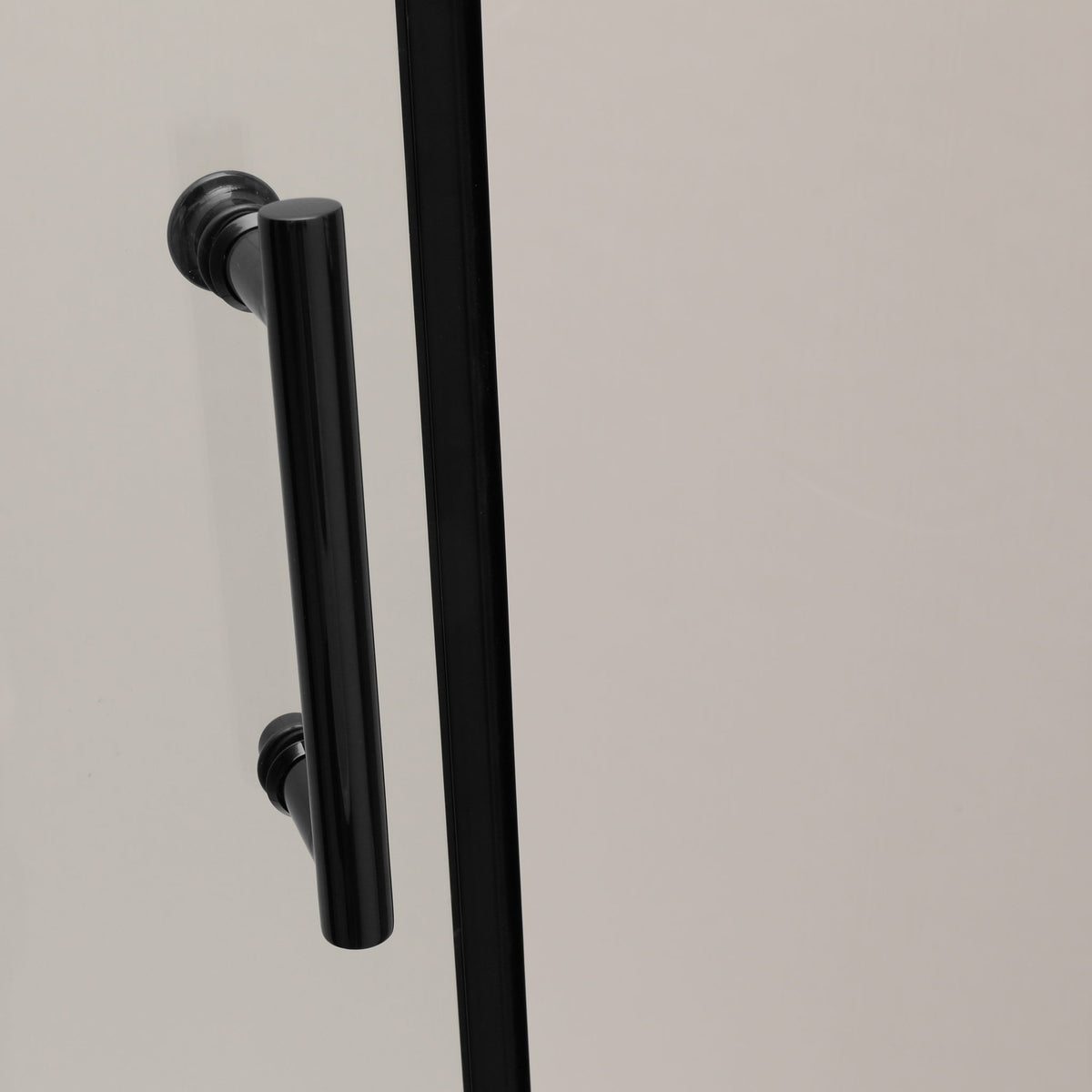 Single Sliding Bypass Shower Door Enclosure With Tempered Glass