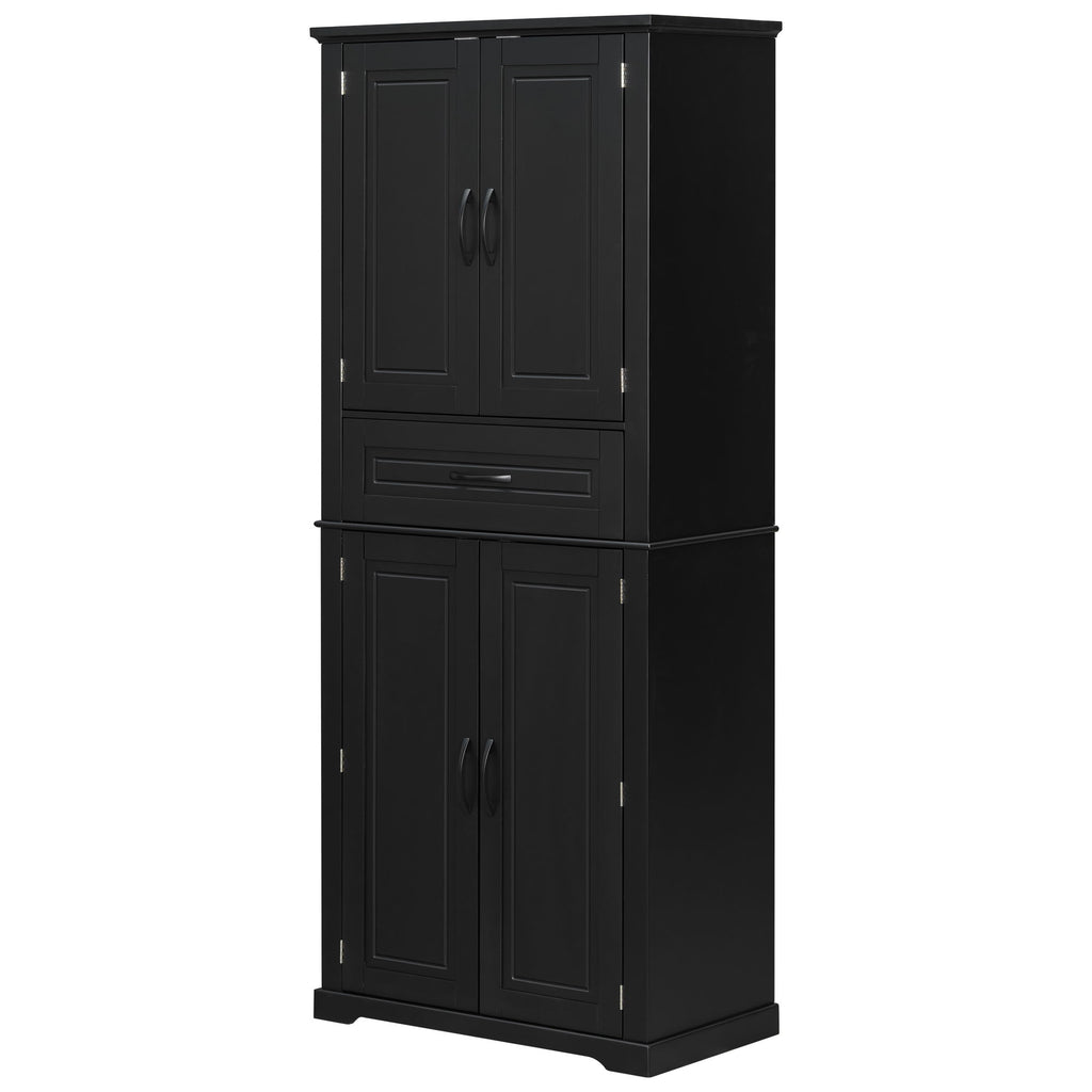 Bathroom Storage Cabinet With Multifunctional Storage Space, Drawer With Slide Rails, Adjustable Shelf