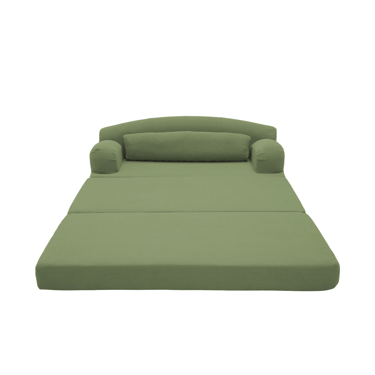 2 Seater Sofa Bed, Compact Foldable Floor Couch