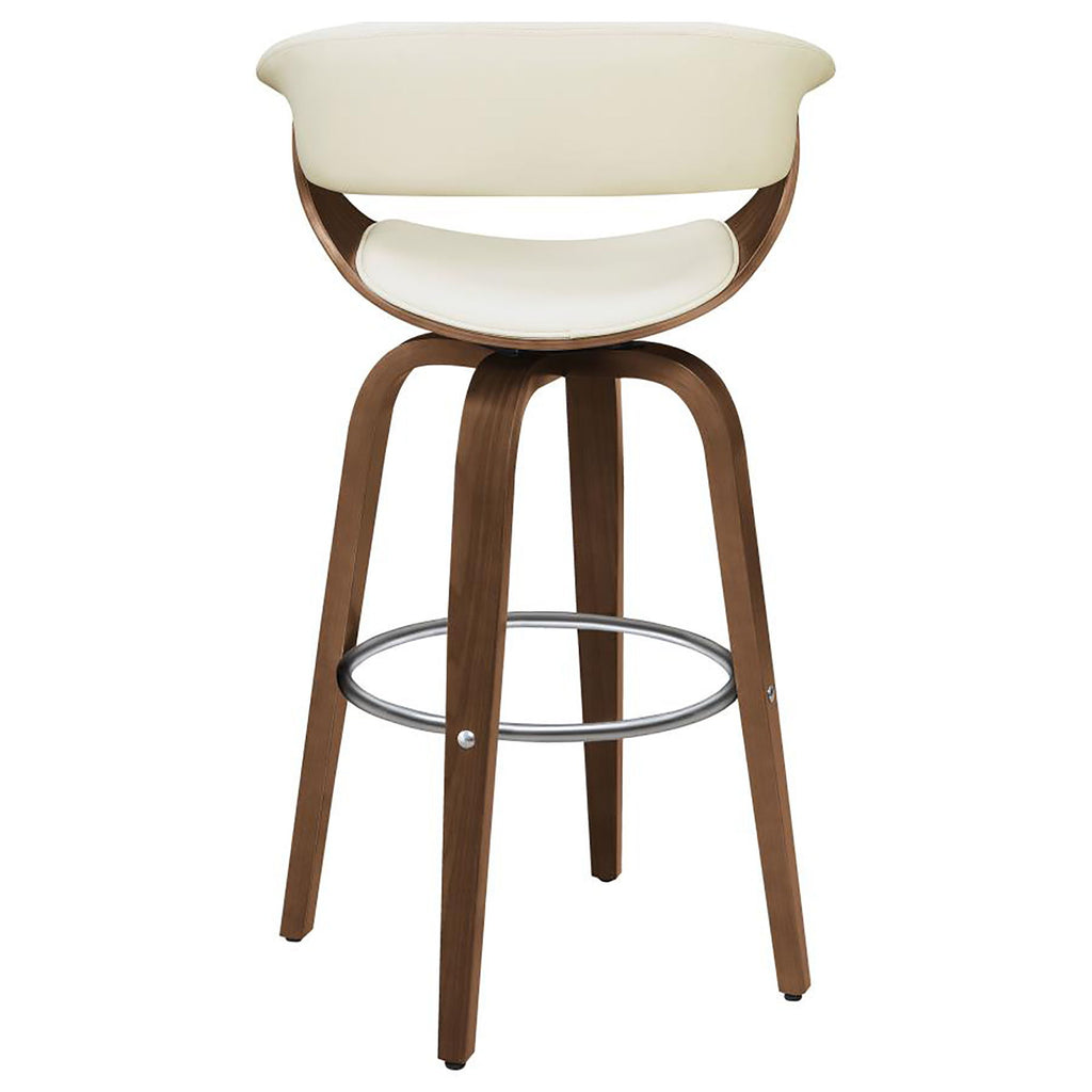 Swivel Bar Stool Elegant Design With Upholstery