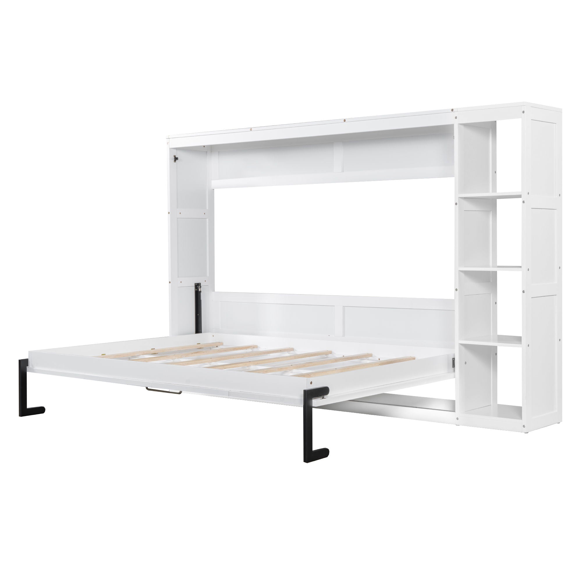 Murphy Bed With Bookshelf And Storage