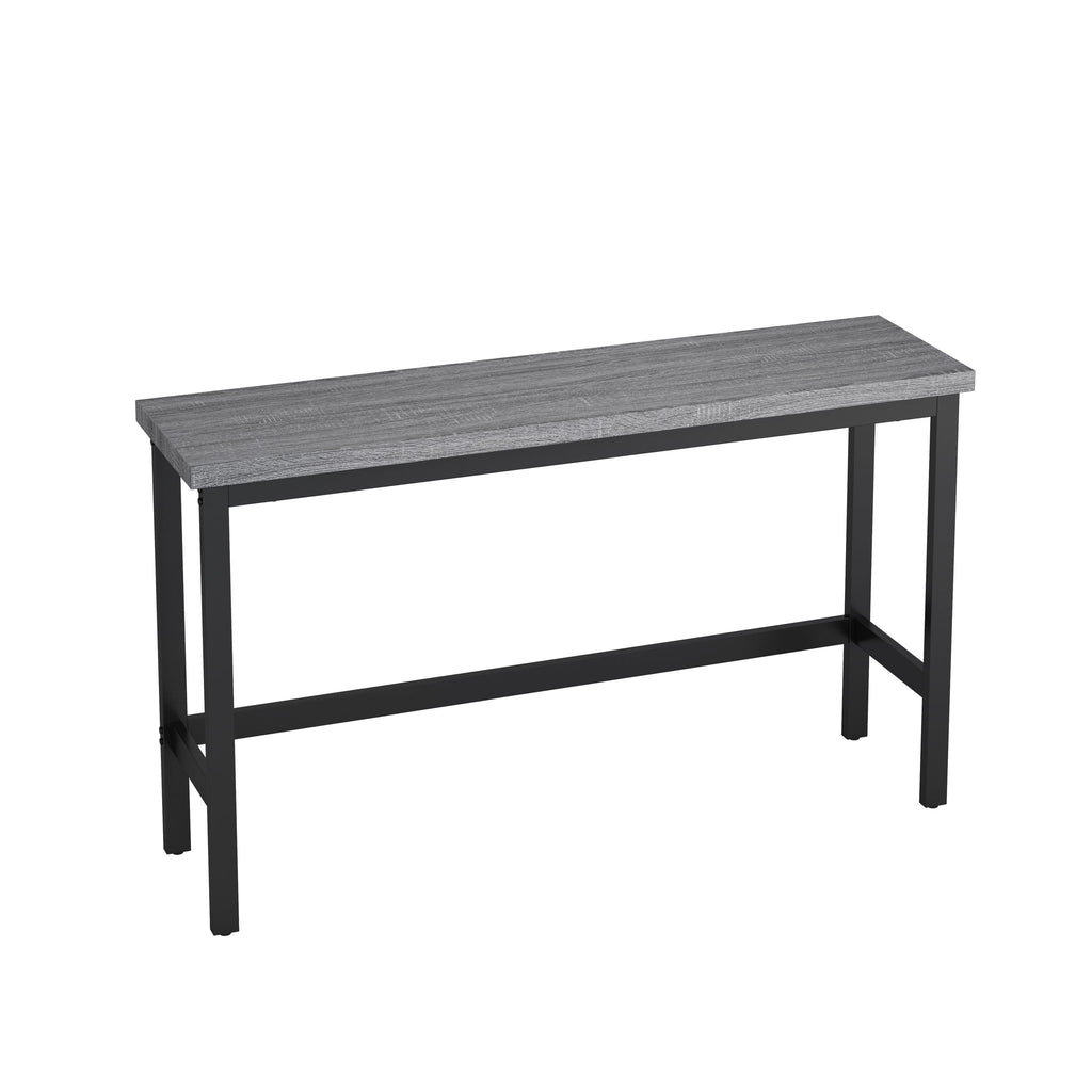 Modern Design Long Dining Table Set With 3 Stools
