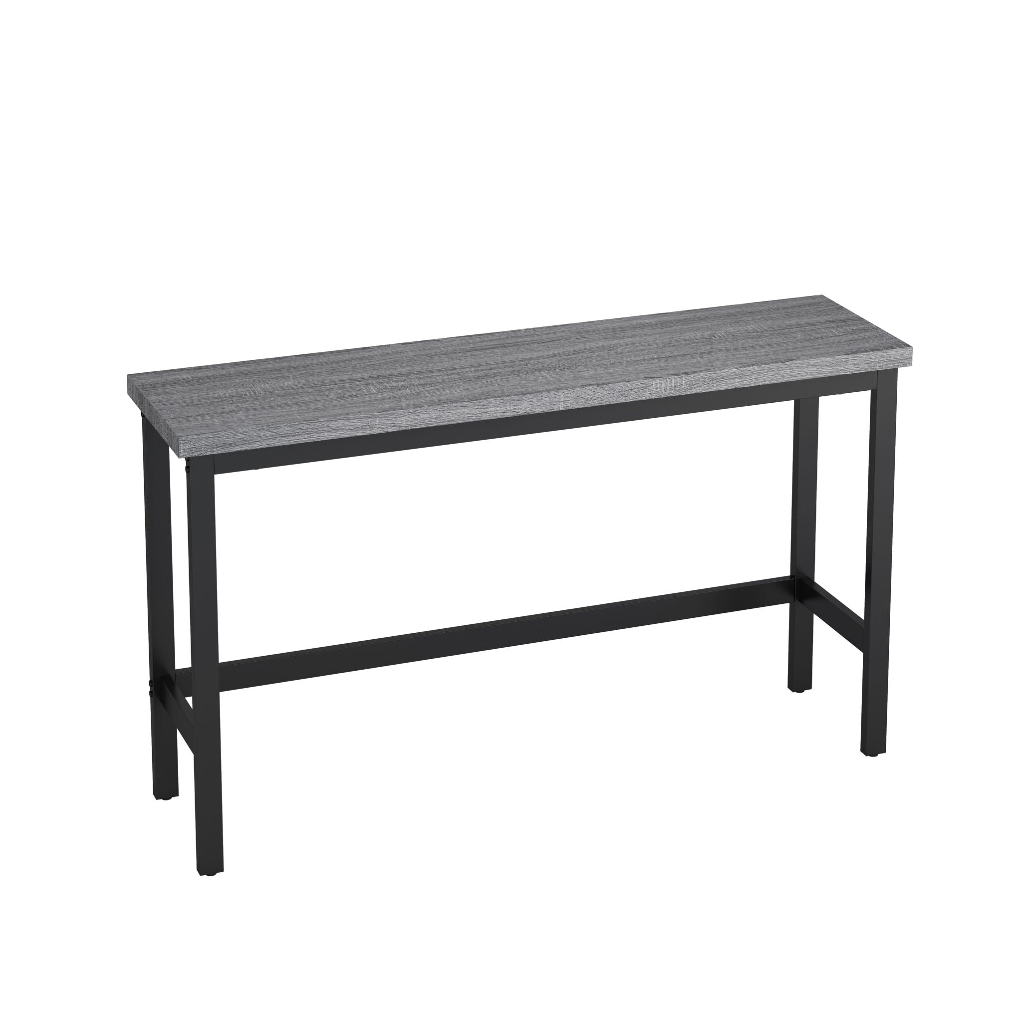 Modern Design Long Dining Table Set With 3 Stools