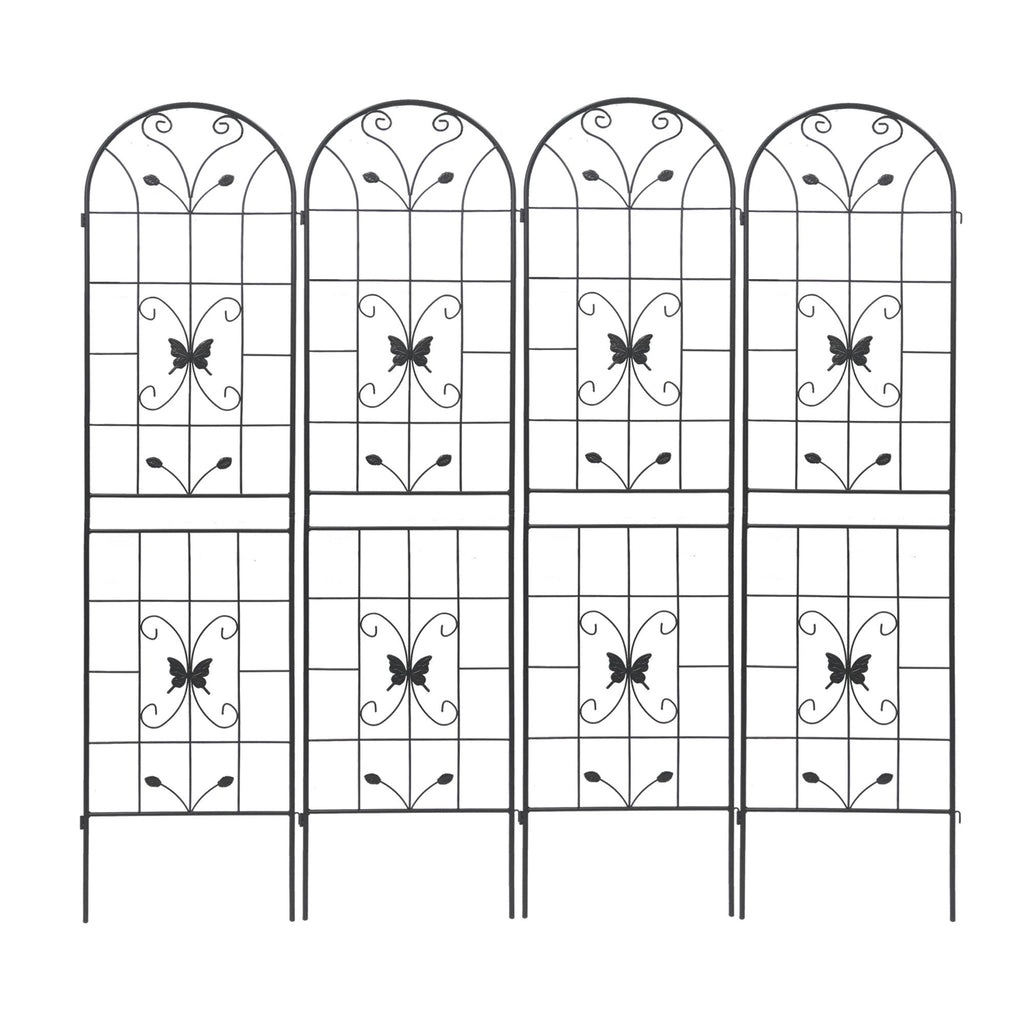 Garden Metal Trellis Rustproof Trellis For Climbing Plants Outdoor Flower Support