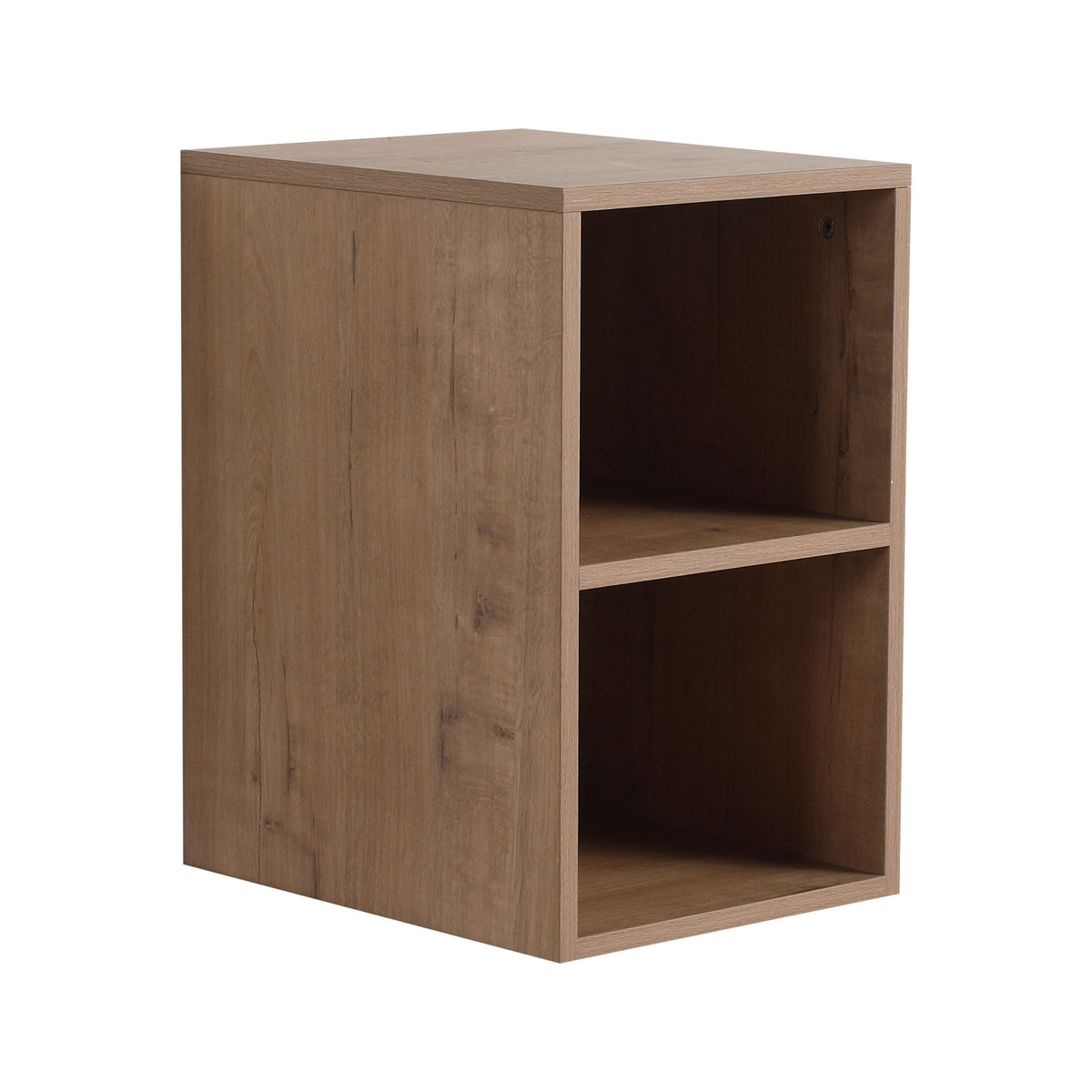Wall Mounted Bathroom Vanity With Art Sink, 2 Storage Shelves, Soft Close Door