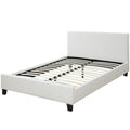 Upholstered Bed With Adjustable Headboard