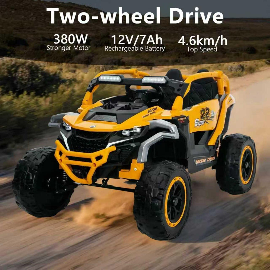 Ride On Kids Electric Truck With Remote Control, Front & Rear Suspension