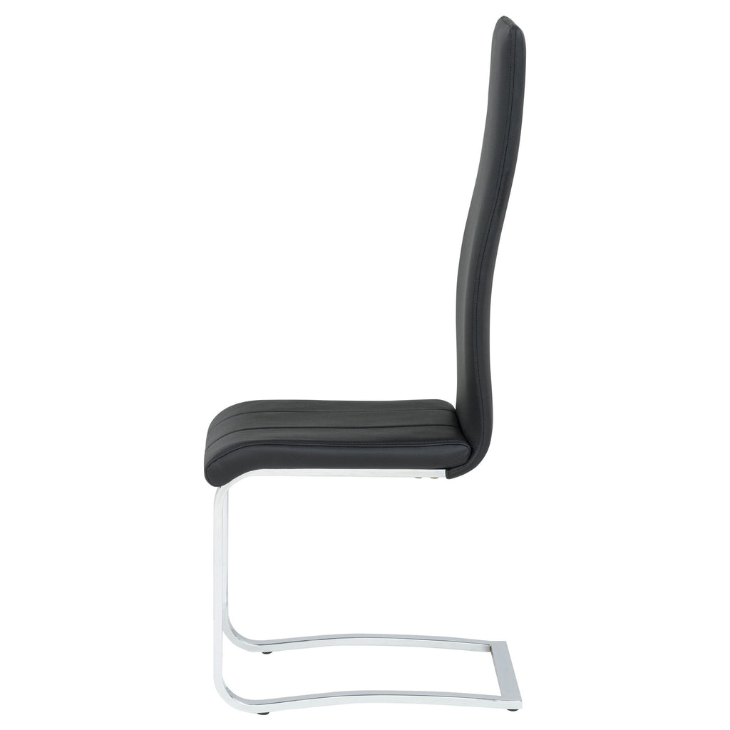 High Back Side Chairs Dining Chairs With Padded Upholstery (Set of 4)