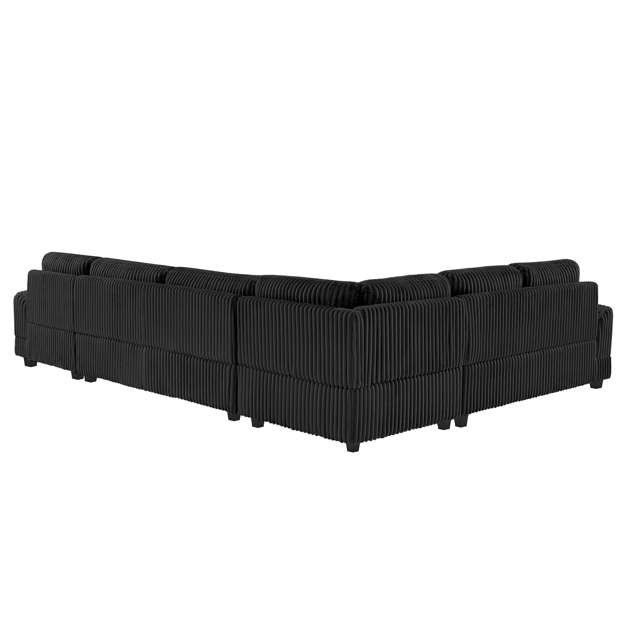 Oversized Sectional Sofa U - Shaped Sofa Couch Modern Sofa Upholstered In Soft With A Chaise Lounge For Living Room