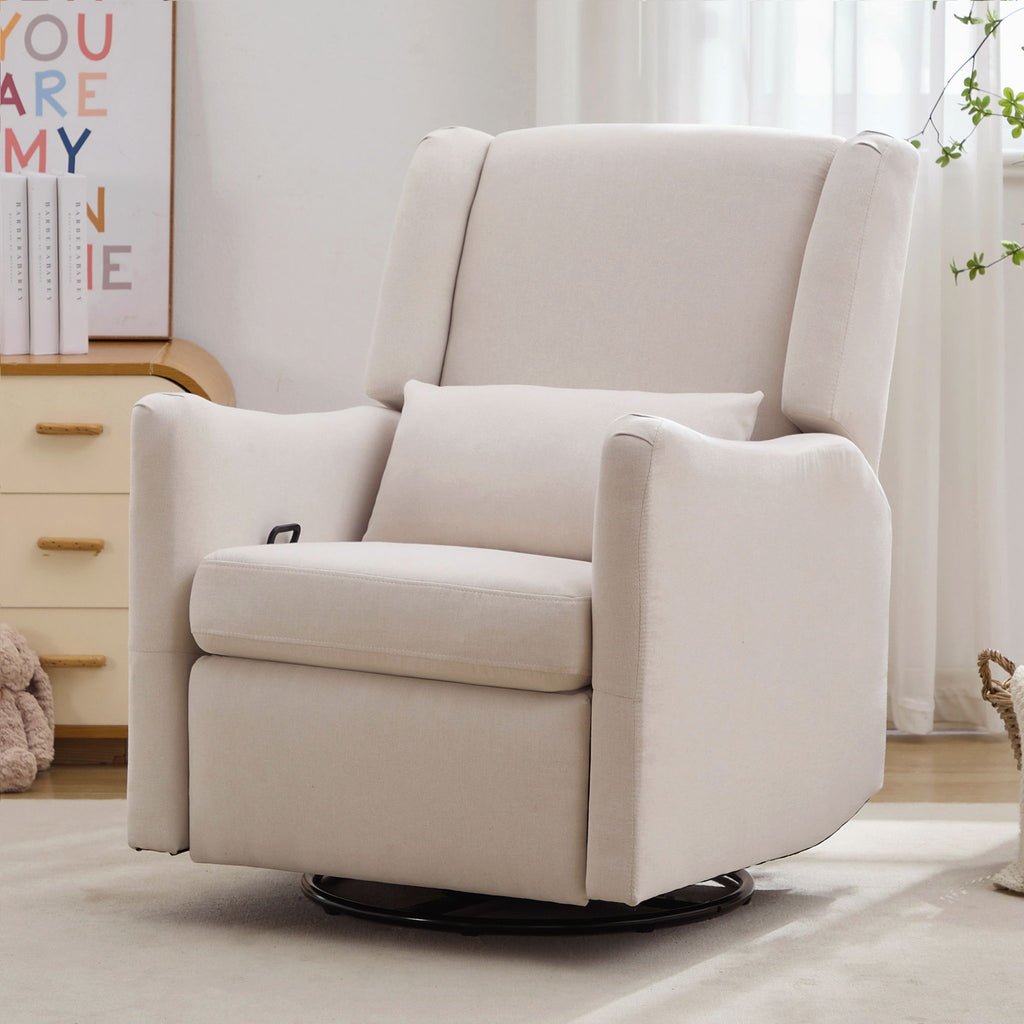Wide Wingback Swivel Glider Rocker Recliner Chair