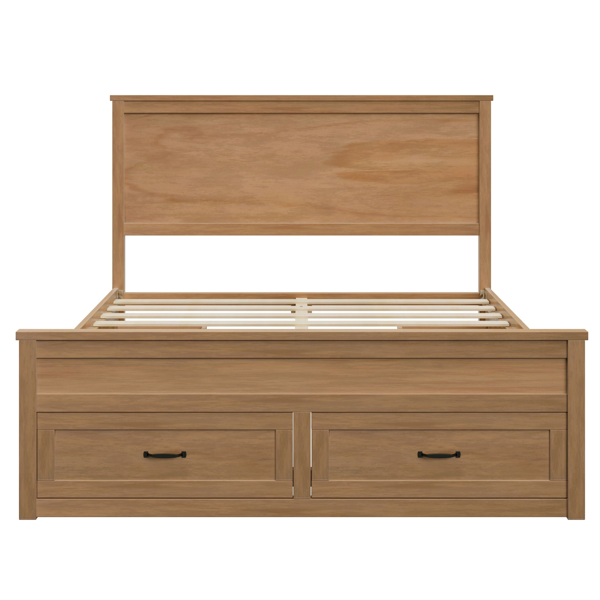 Modern Storage Platform Bed Frame With 6 Drawers